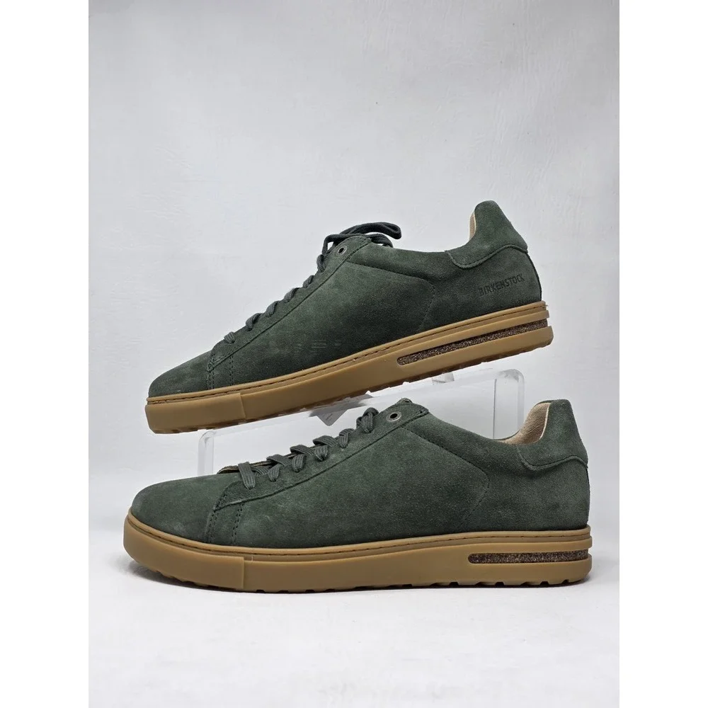BIRKENSTOCK Bend Low Suede Lace Up Sneakers Mens Size EU 43 US 10- Forest New